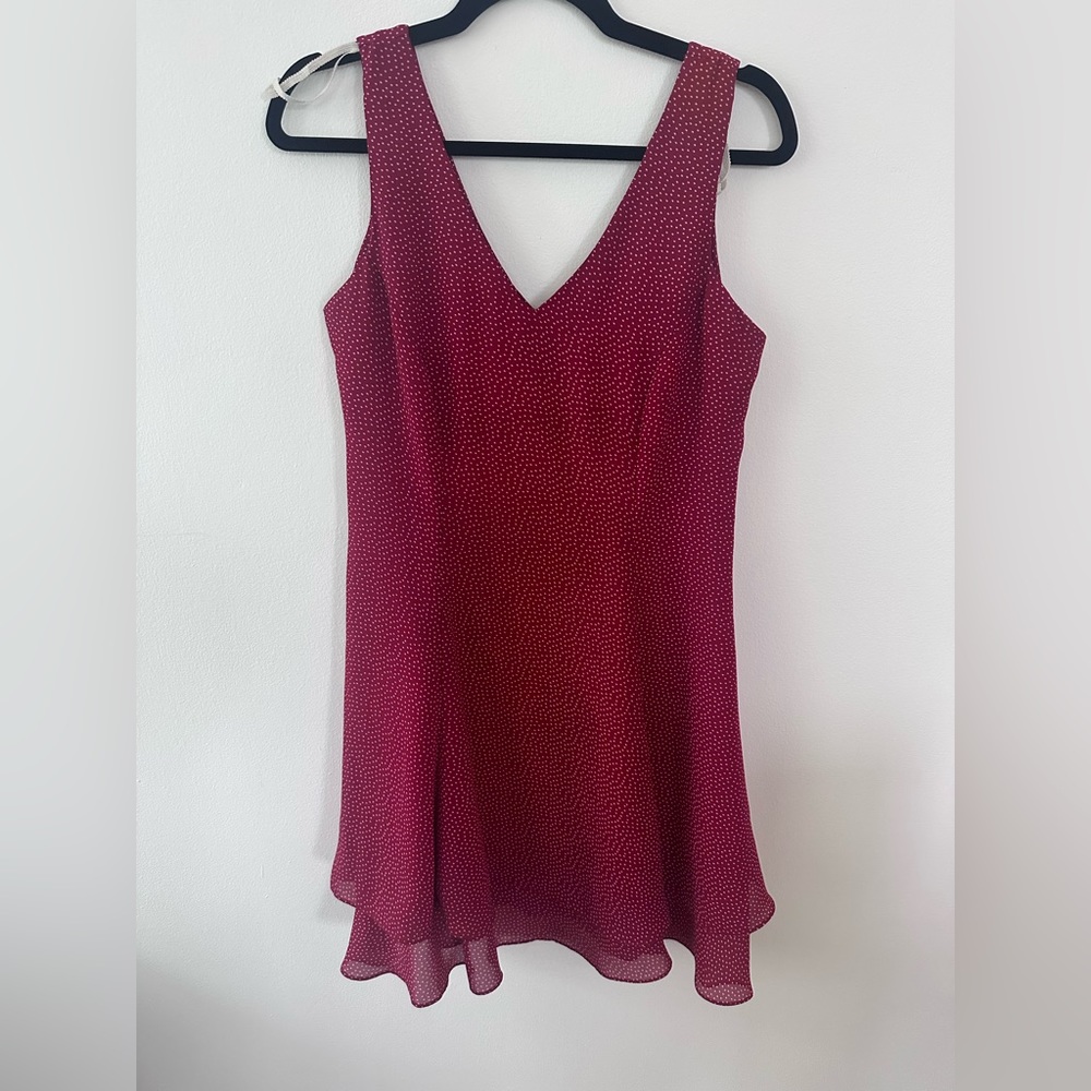 Red Polka Dot Vintage Mini Dress